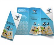 FOLDERS E MALA DIRETA COUCH� 115G 2 DOBRAS - 4X4 -