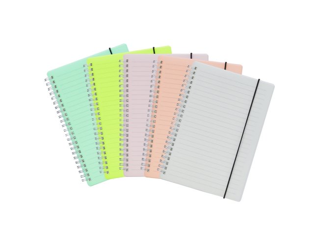Caderno A5 Pl�stico