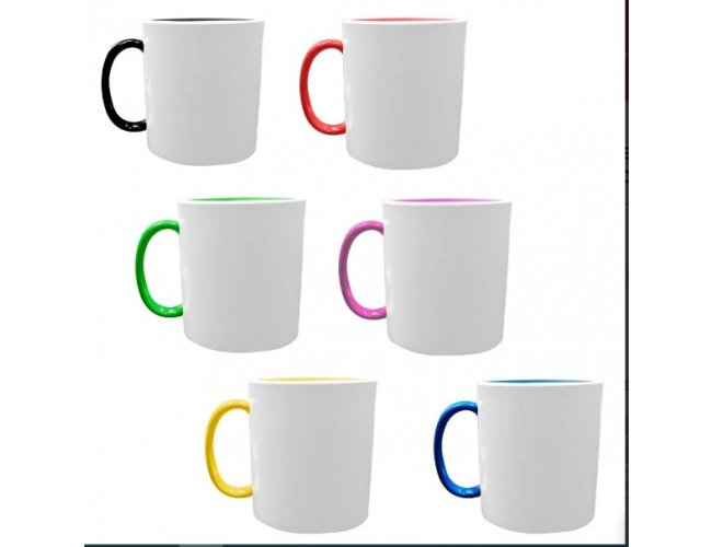 Caneca al�a, interior colorido